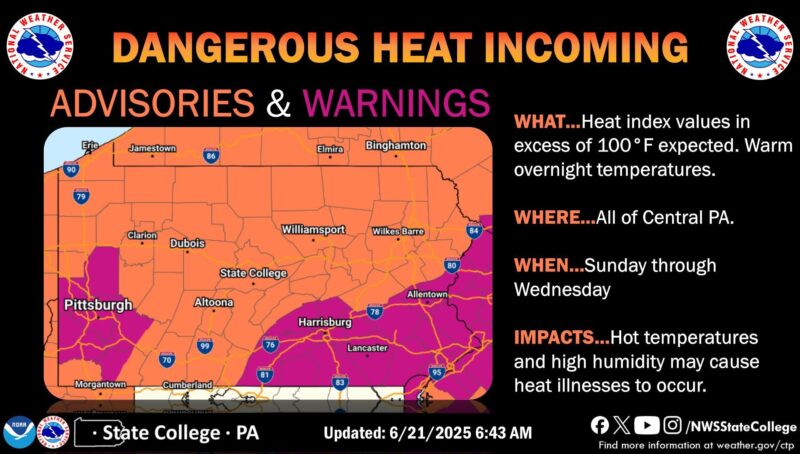 Heatwave to sweep across whole of Northeastern US, with temperatures in ...